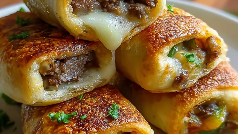 Irresistible Keto Philly Cheesesteak Rolls: Easy & Delicious!