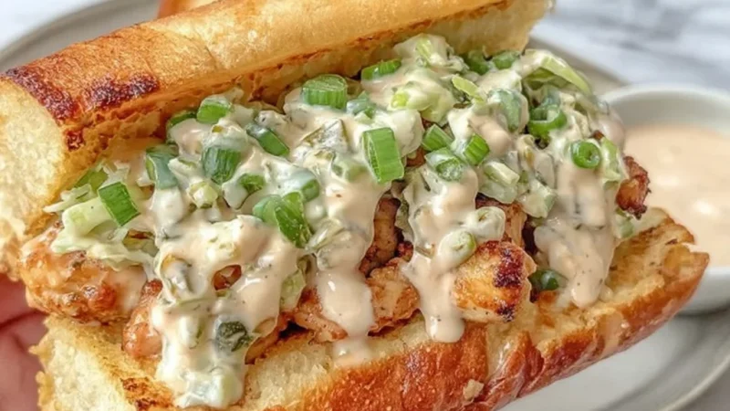 Alabama BBQ Chicken Chopped Sandwich 