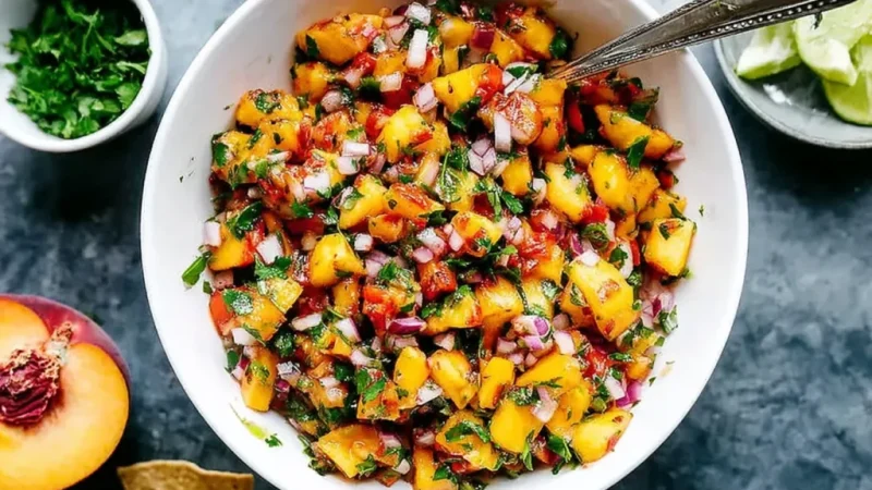 Peach Salsa Chicken