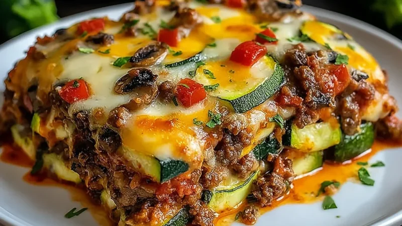 Zucchini Pizza Casserole