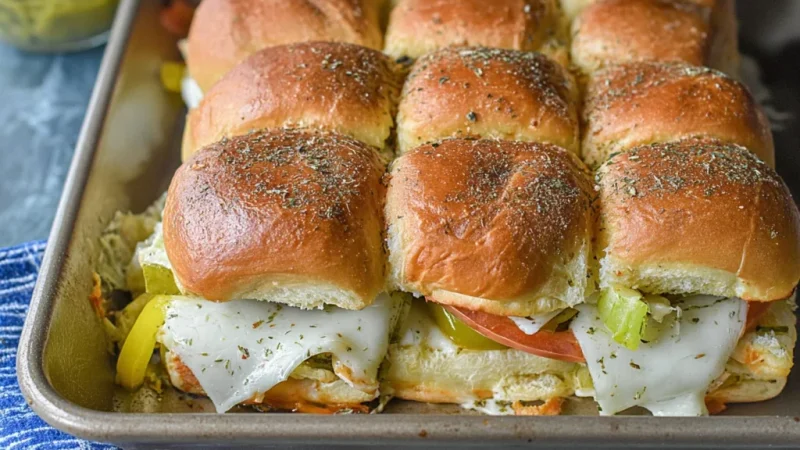 Hot Italian Sub Sliders