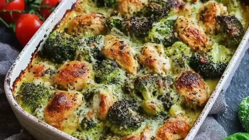 Tuscan Chicken Broccoli Bake (Low Carb)