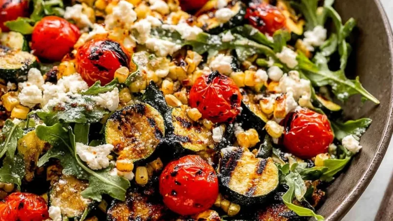 Grilled Zucchini Salad