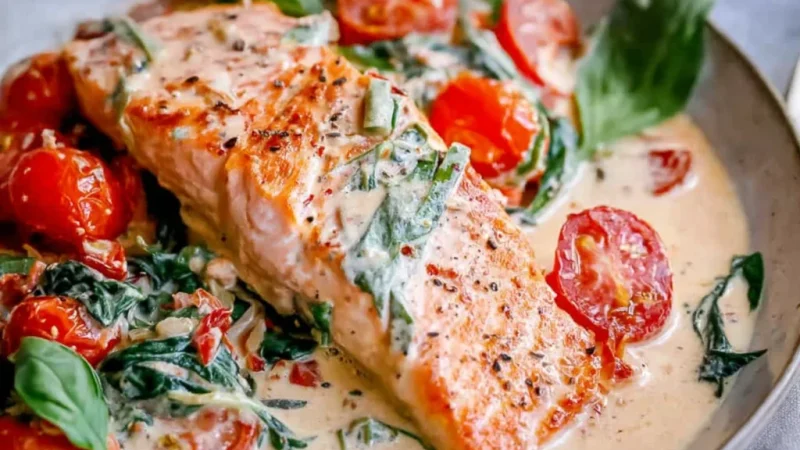 Creamy Tuscan Salmon
