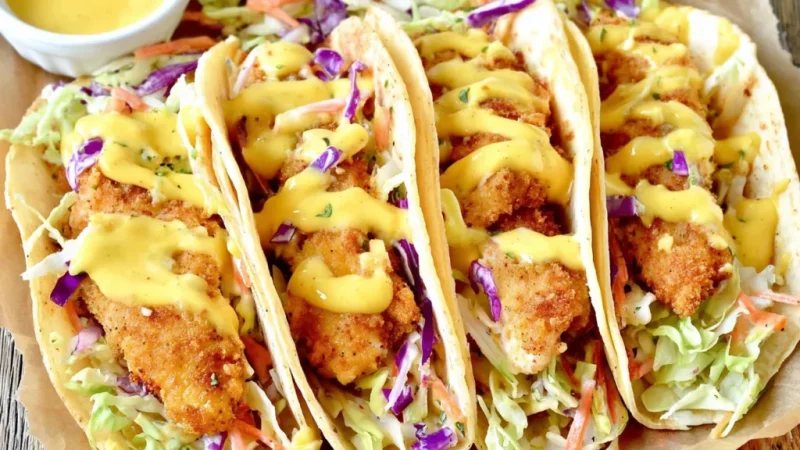 Honey Mustard Chicken Tacos