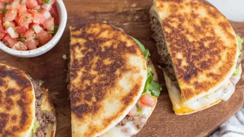Quesadilla burger recipe