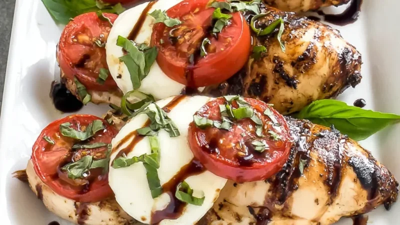 Grilled Chicken Caprese