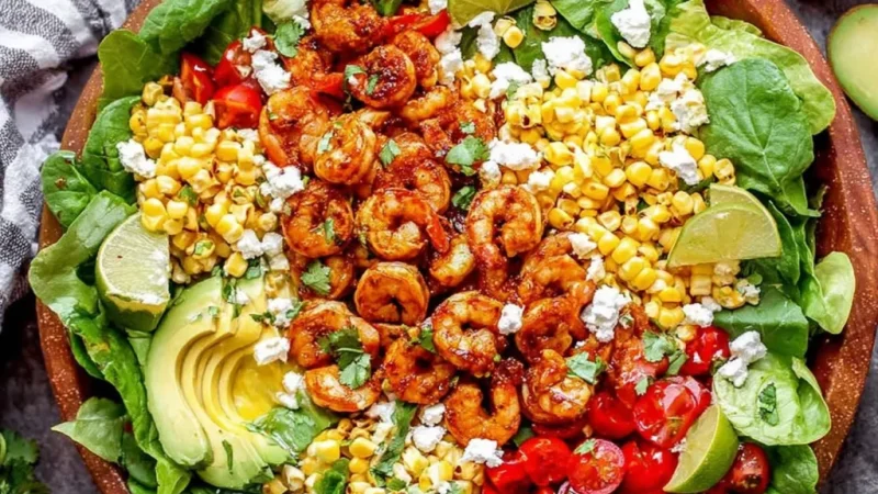 Honey Lime Shrimp Salad