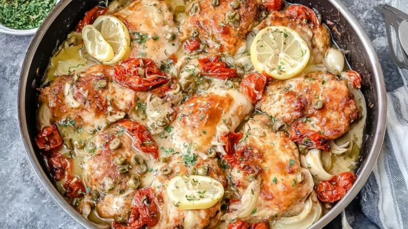 Mediterranean Chicken Skillet
