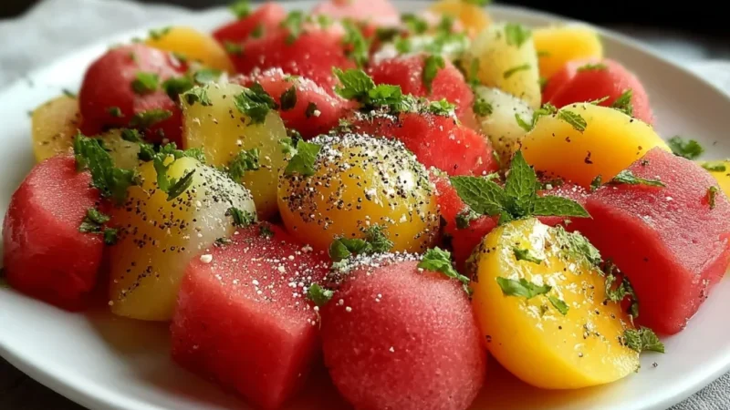  Peach Watermelon Salad 