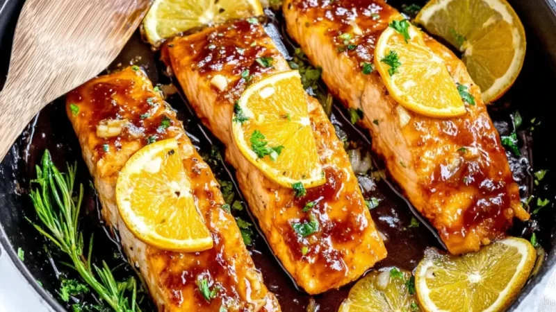 Orange Glazed Salmon