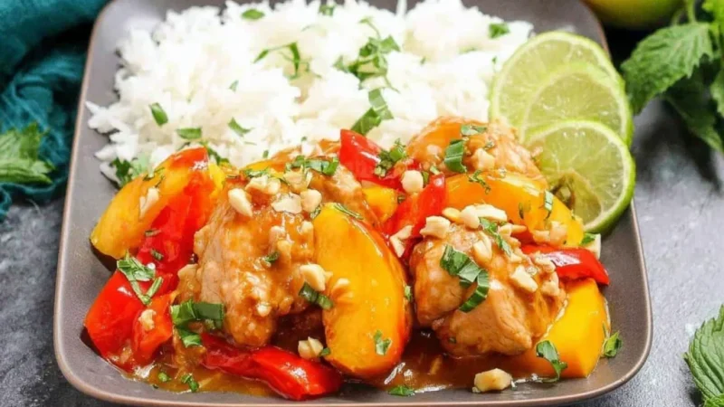 Thai Peach Chicken