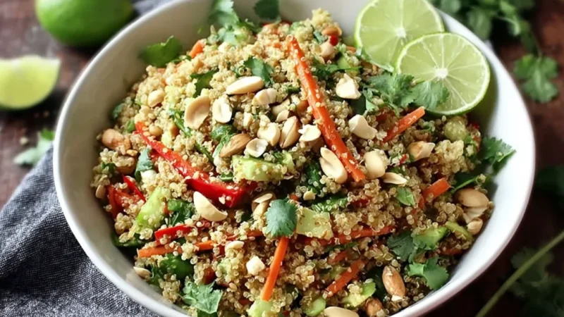 Thai Quinoa Crunch Salad