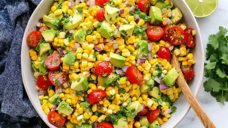 Summer Corn Salad with Avocado