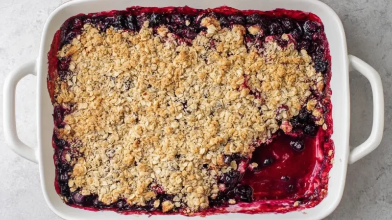 Mixed Berry Crisp