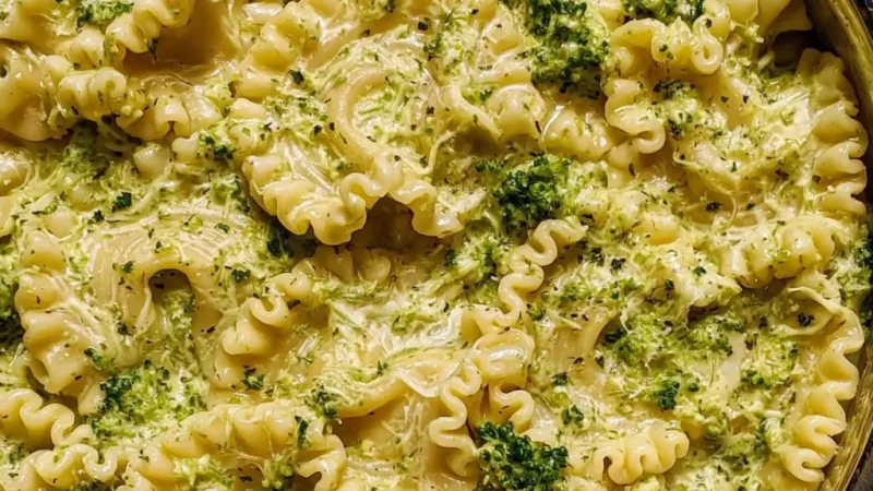 Mafaldine Pasta Limone With Broccoli 