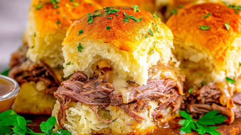 Easy French Dip Sliders