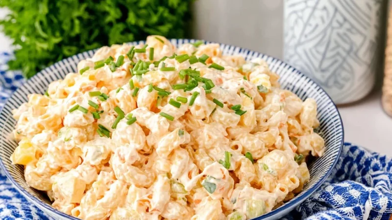 Classic Macaroni Hawaiian Salad