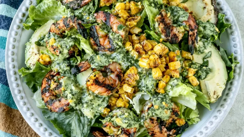 Grilled Shrimp Summer Salad