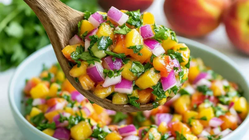 Fresh Peach Salsa