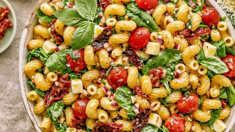 Sun-Dried Tomato Pasta Salad