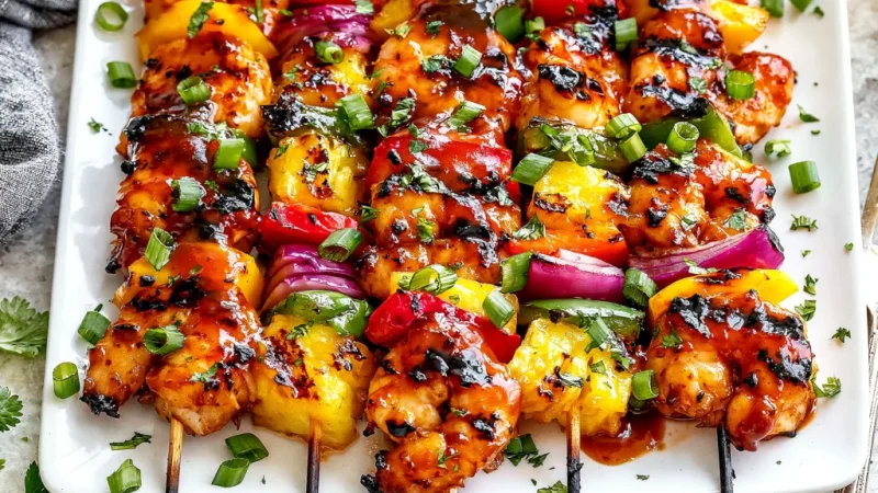 hawaiian Shrimp Skewer