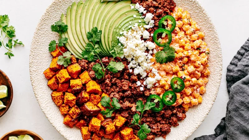 Street Corn Beef Bowl