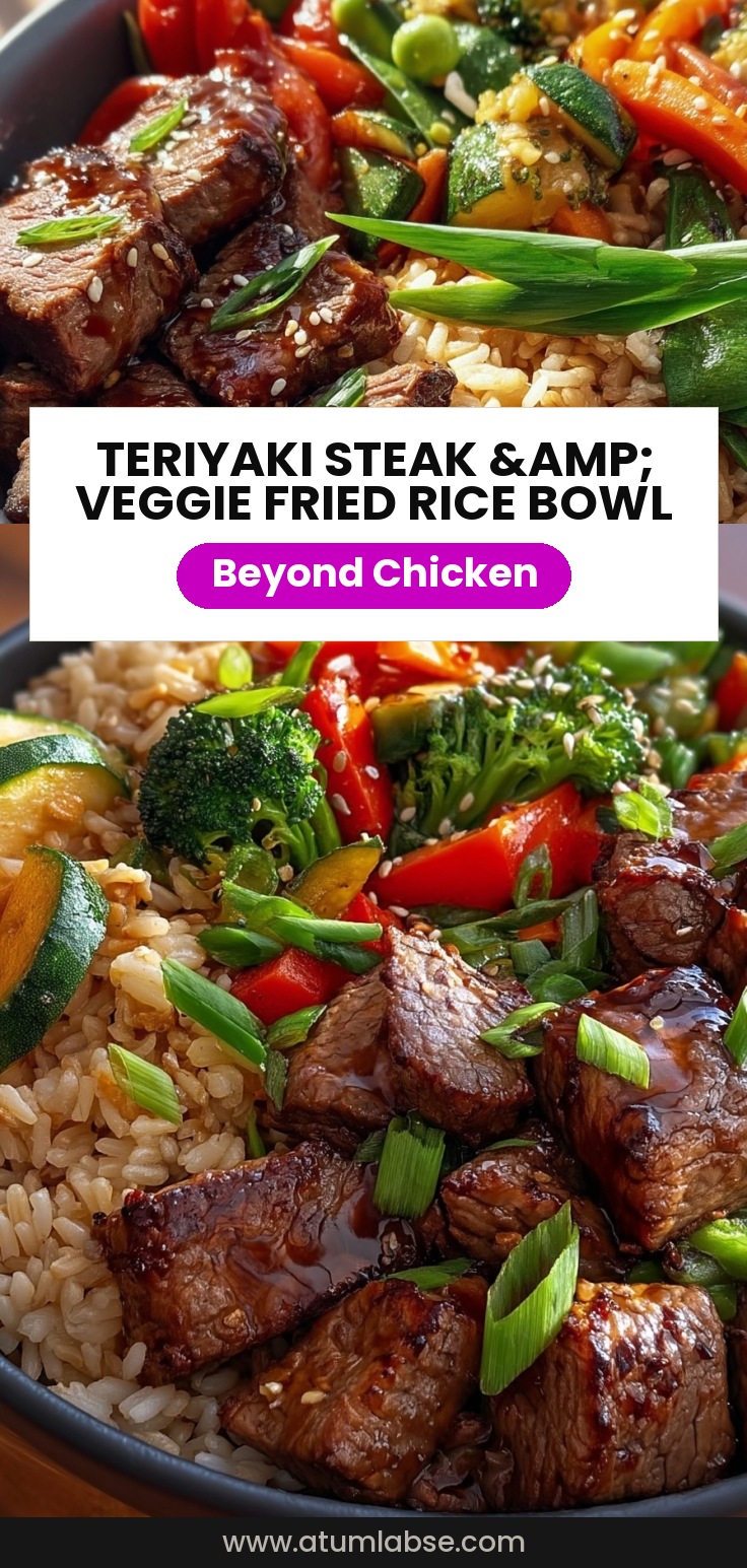 Teriyaki Steak & Veggie Fried Rice Bowl