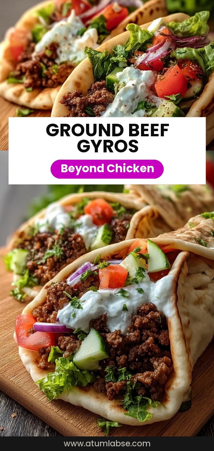 Ground Beef Gyros