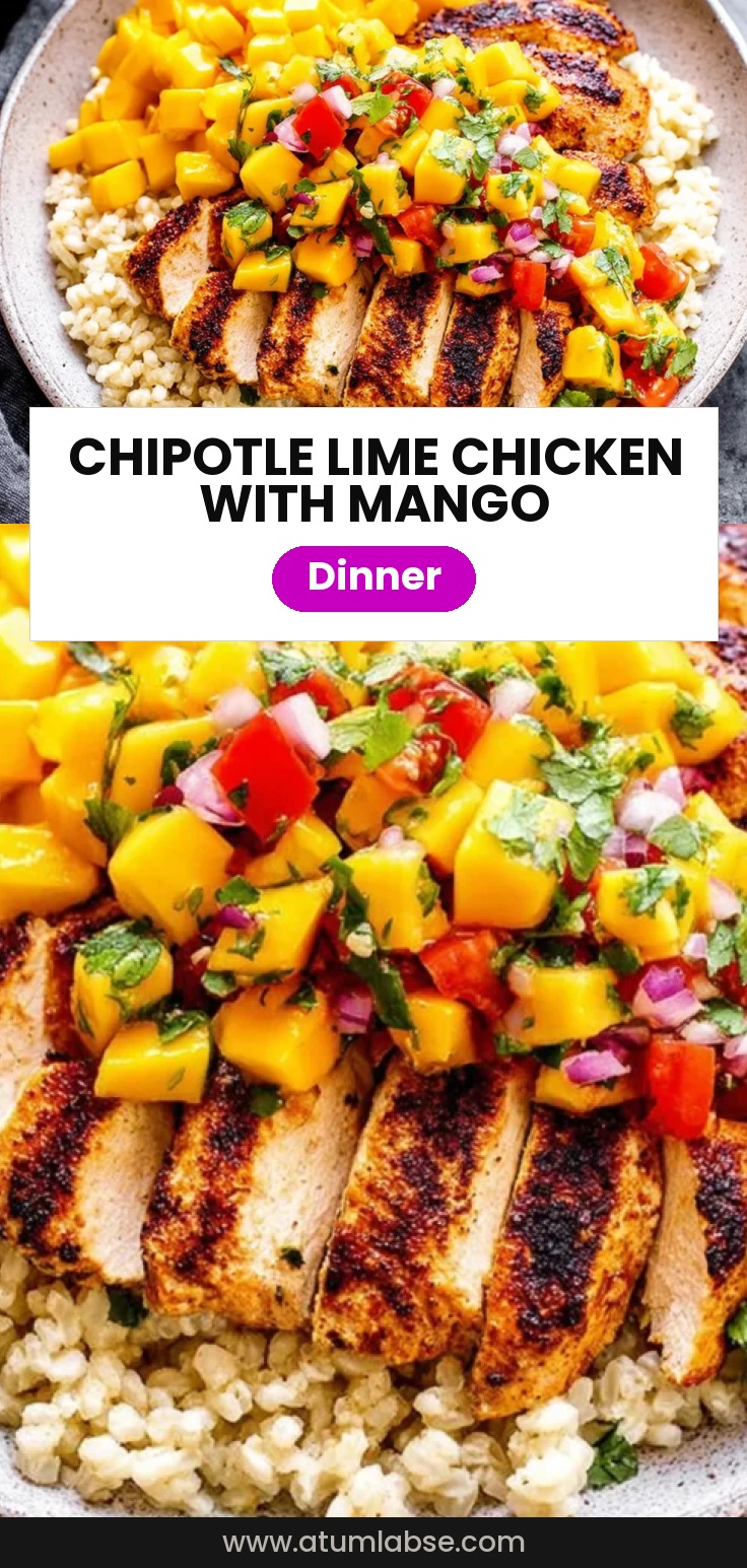 Chipotle Lime Grilled Chicken with Mango Salsa