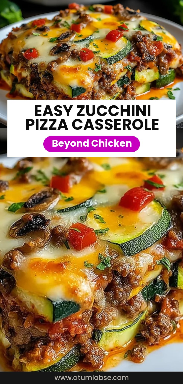 Zucchini Pizza Casserole