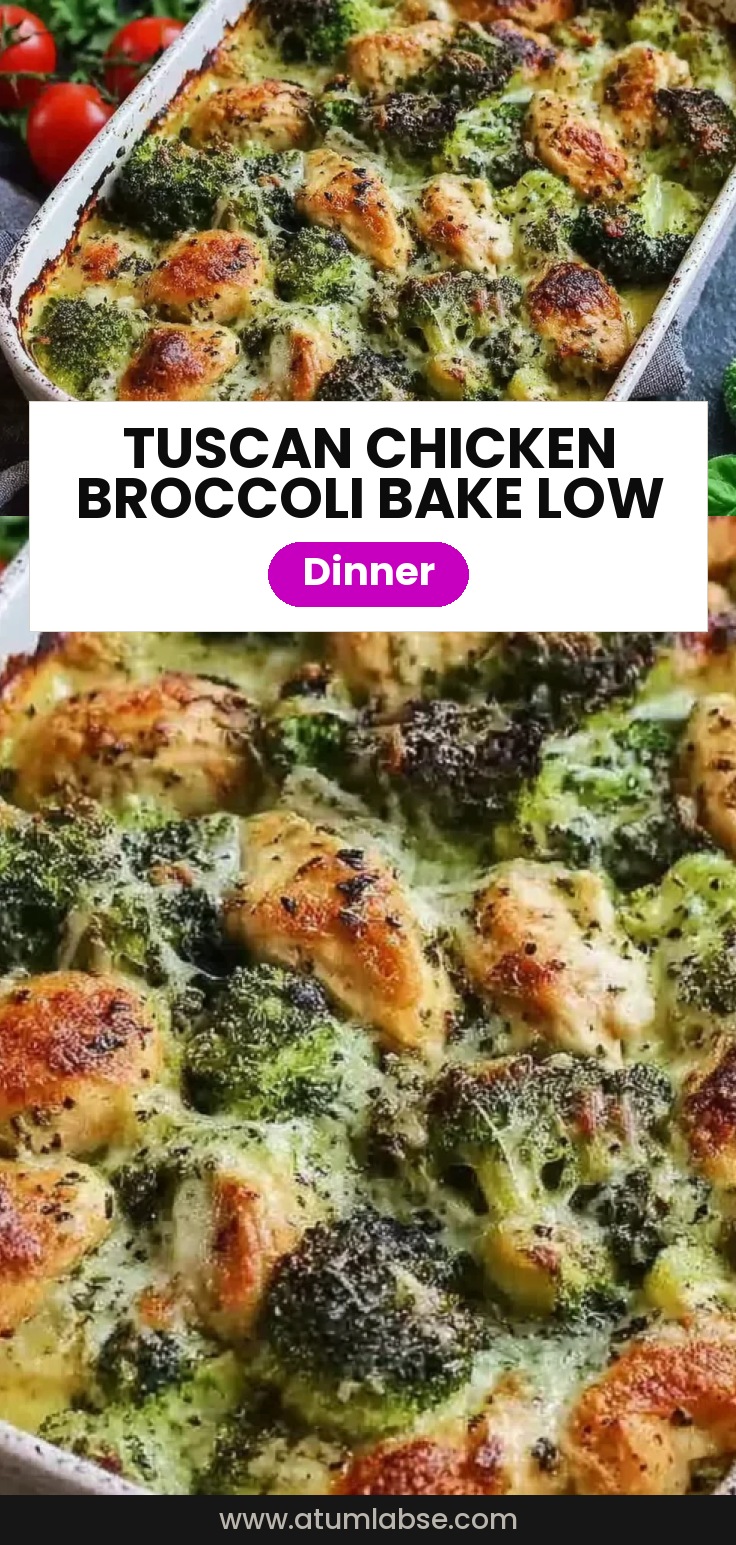 Tuscan Chicken Broccoli Bake (Low Carb)