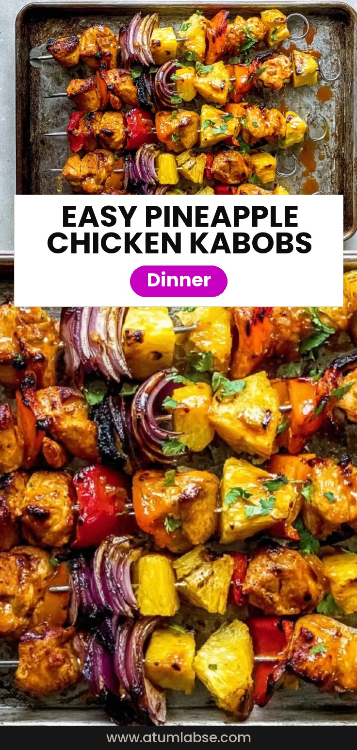 Pineapple Chicken Kabobs