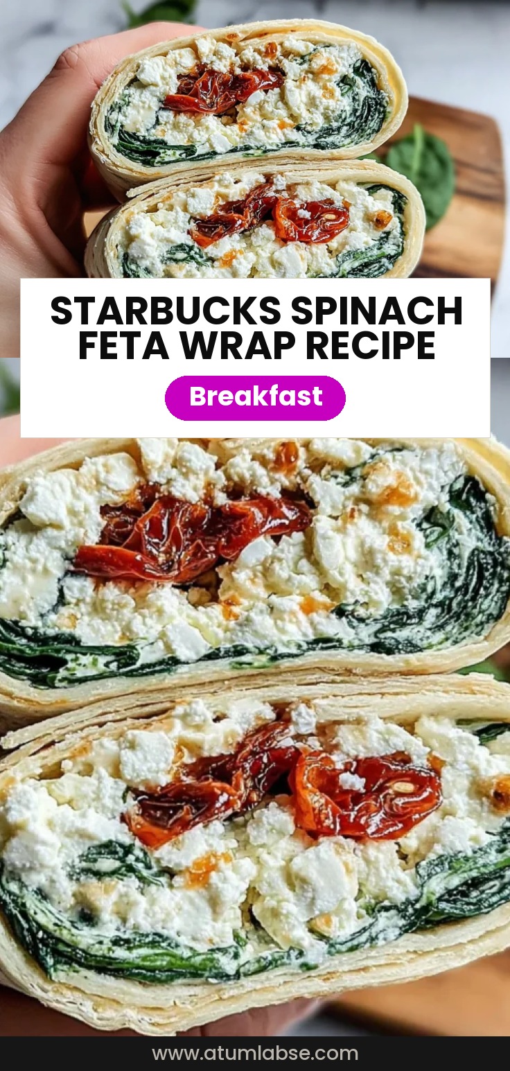 Copycat Starbucks Spinach Feta Wrap