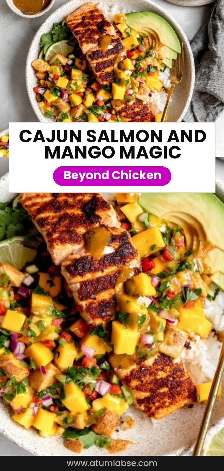 Cajun Salmon with Mango Salsa