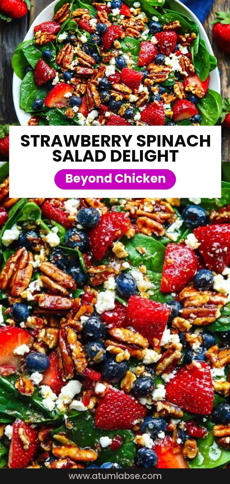 Strawberry Spinach Salad