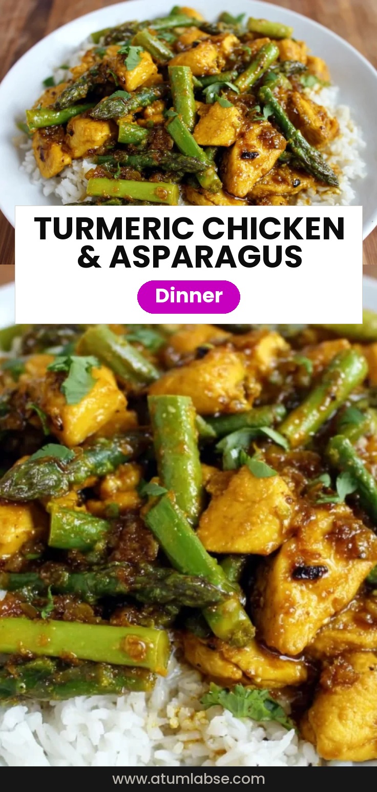 Turmeric Chicken with Asparagus
