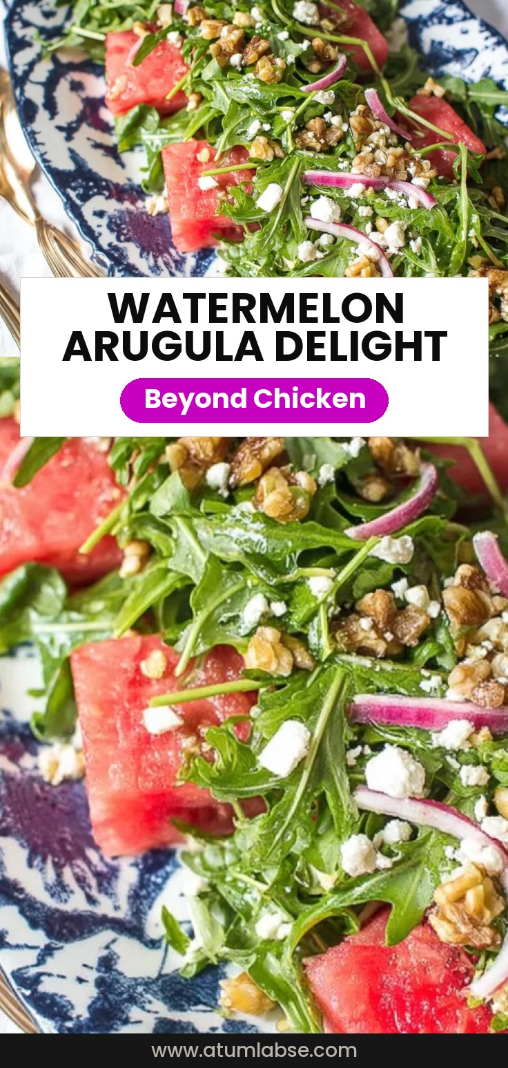 Watermelon Arugula Salad