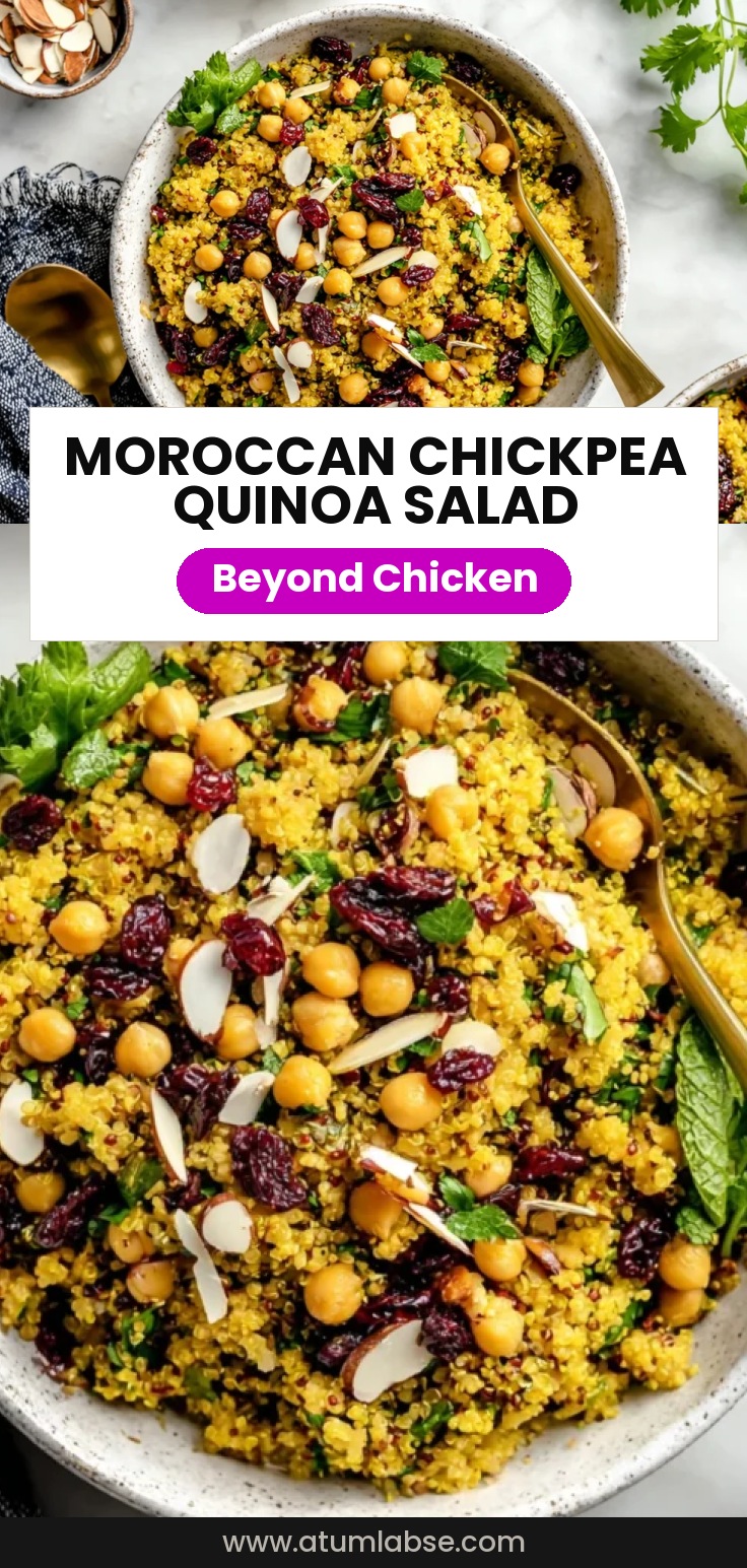 One Pot Moroccan-Inspired Chickpea Quinoa Salad