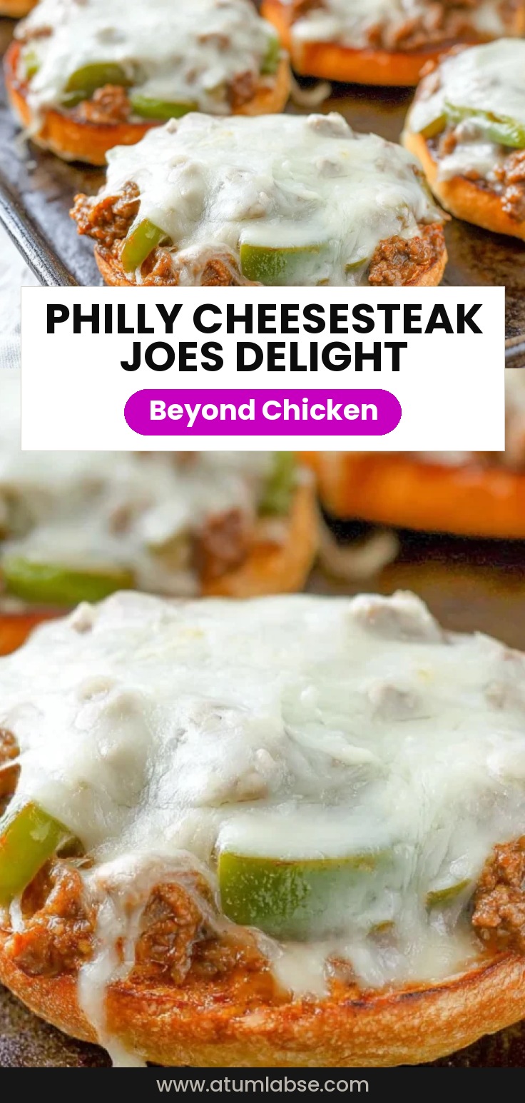 Philly Cheesesteak Sloppy Joes