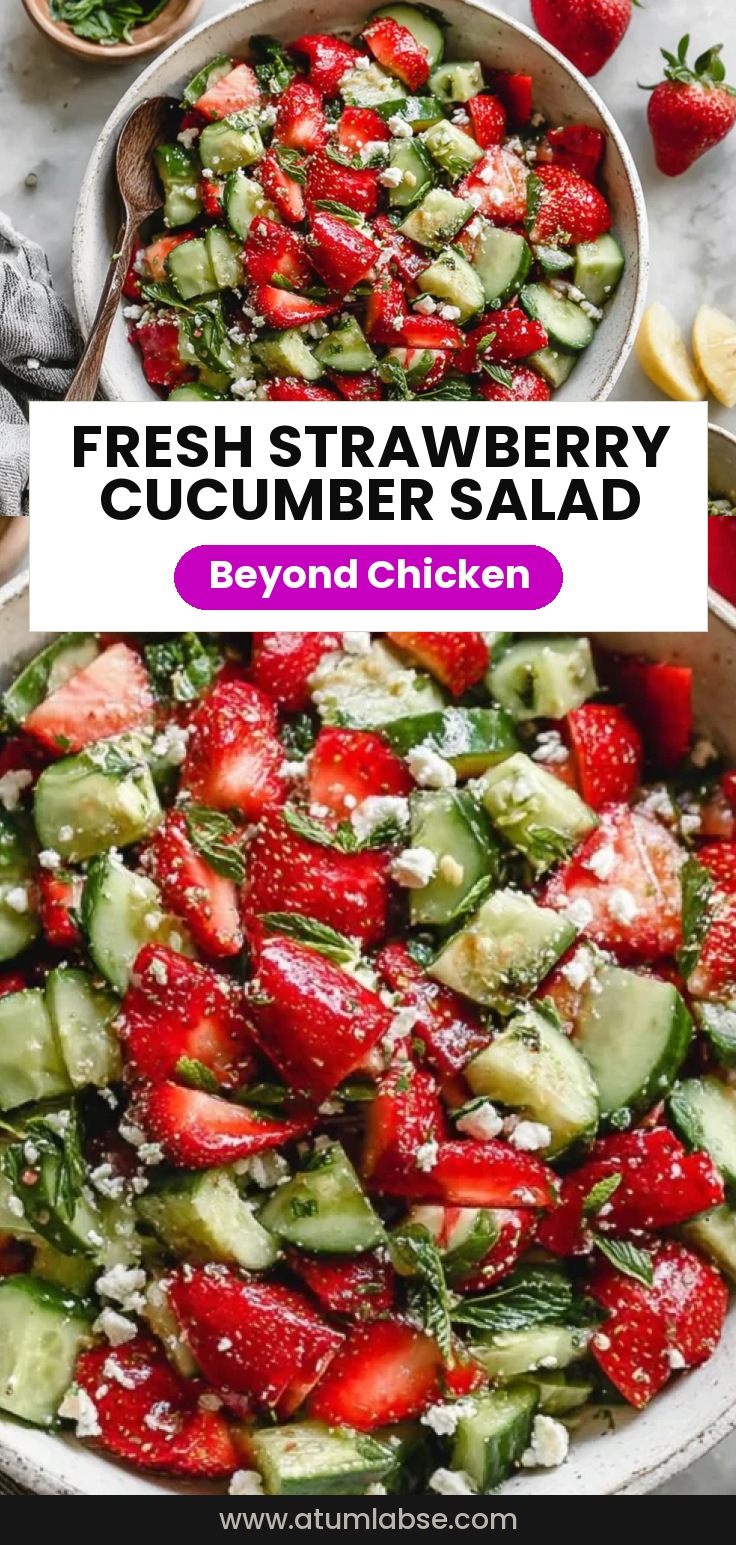 Strawberry Cucumber Salad