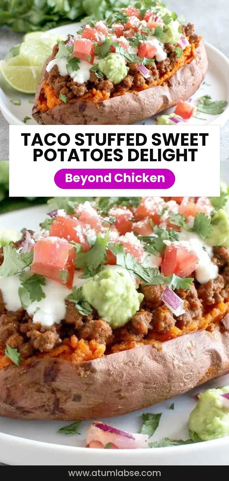 Taco Stuffed Sweet Potatoes