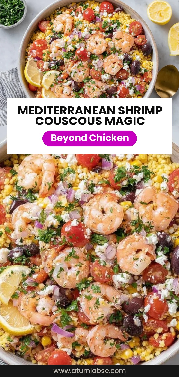 Mediterranean Couscous with Shrimp
