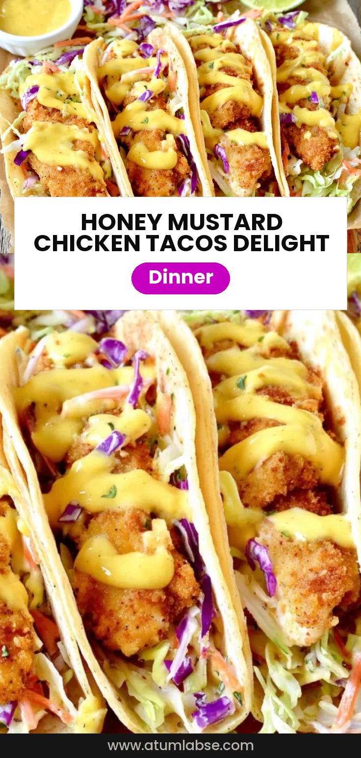 Honey Mustard Chicken Tacos