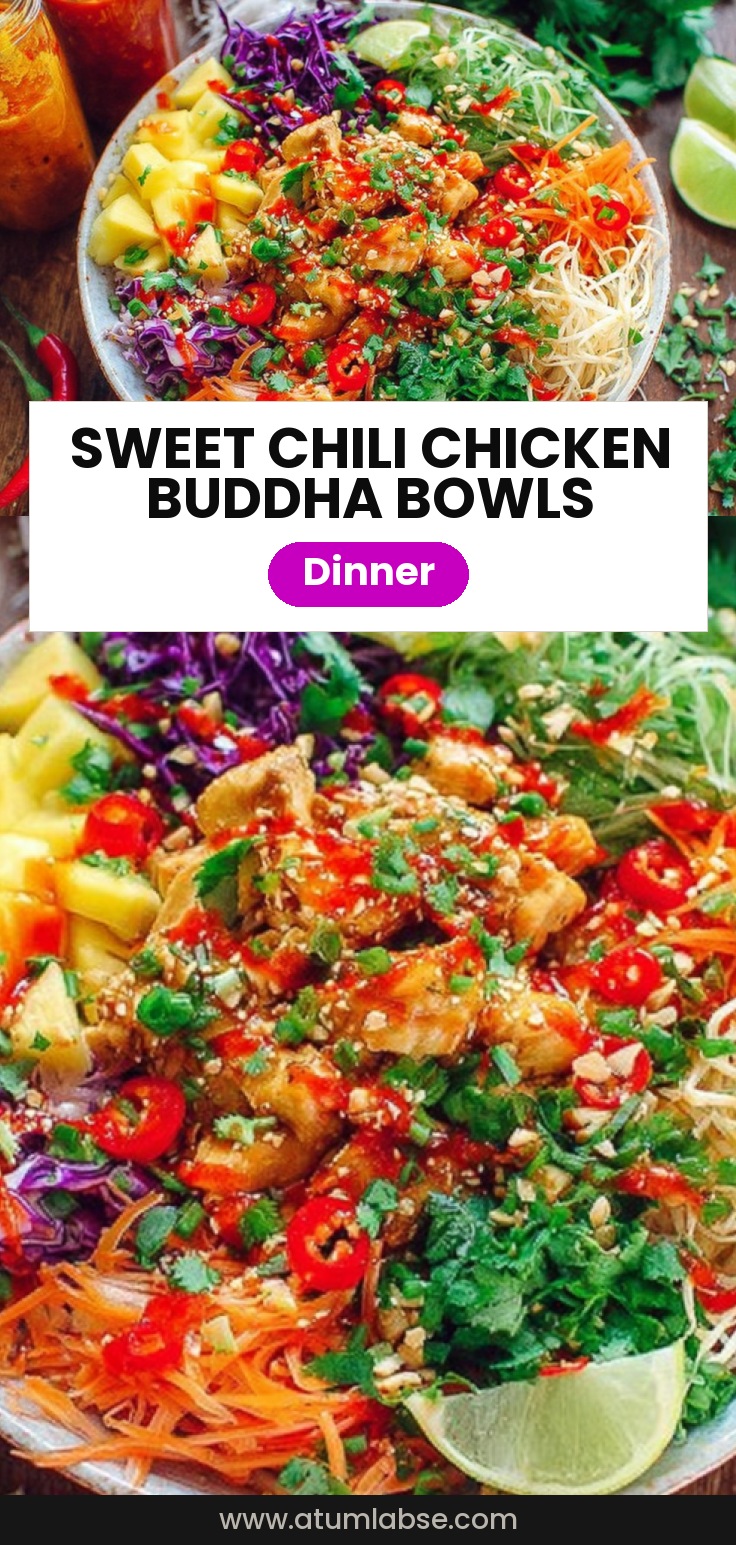 Thai Sweet Chili Chicken Buddha Bowls