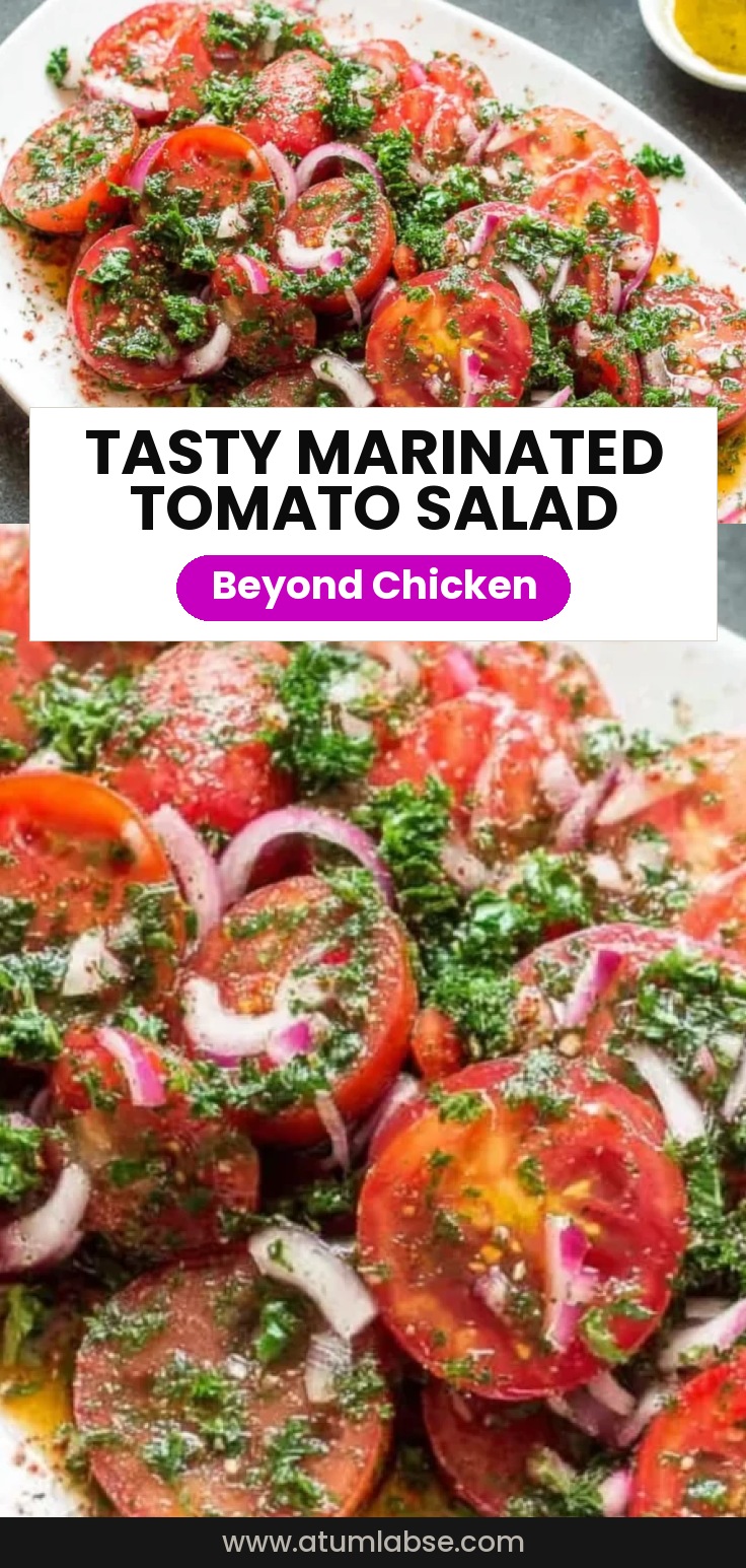 The Best Marinated Tomatoes Salad