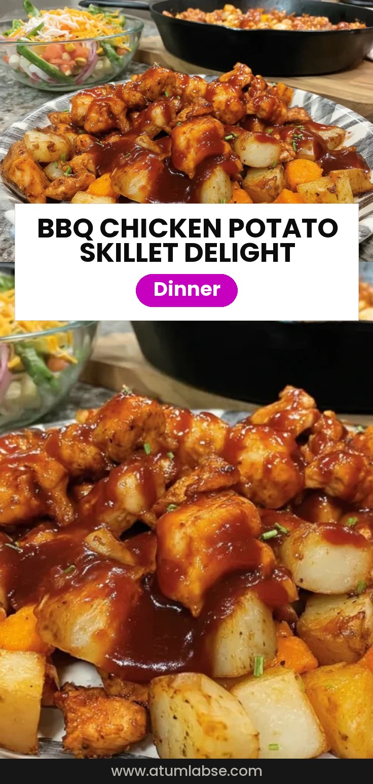 BBQ Chicken Potato Skillet
