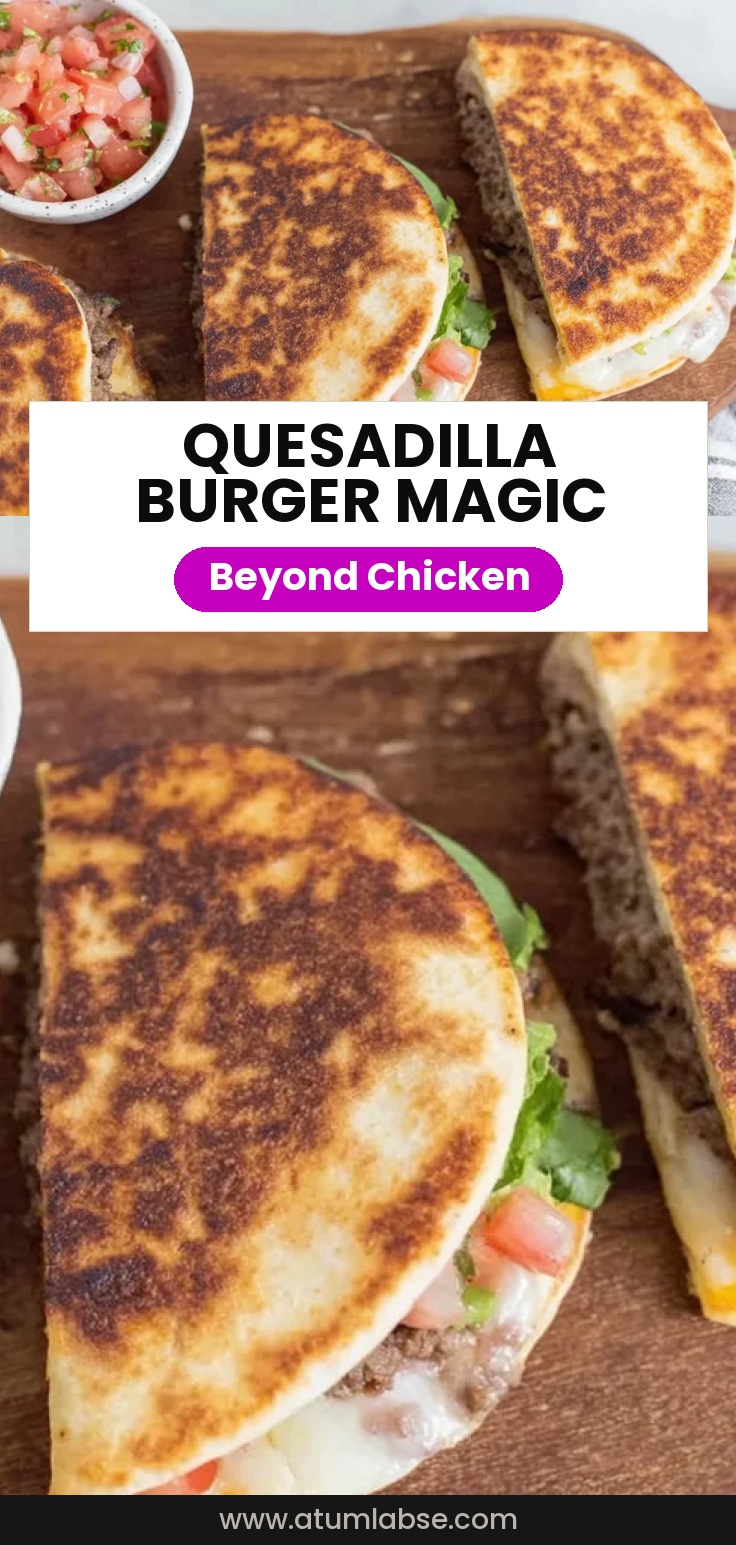 Quesadilla burger recipe