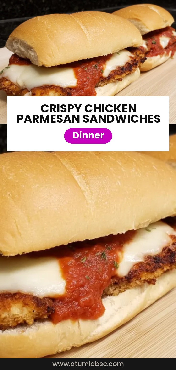 Chicken Parmesan Sandwiches