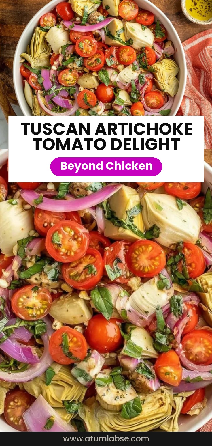 Tuscan Artichoke Tomato Salad